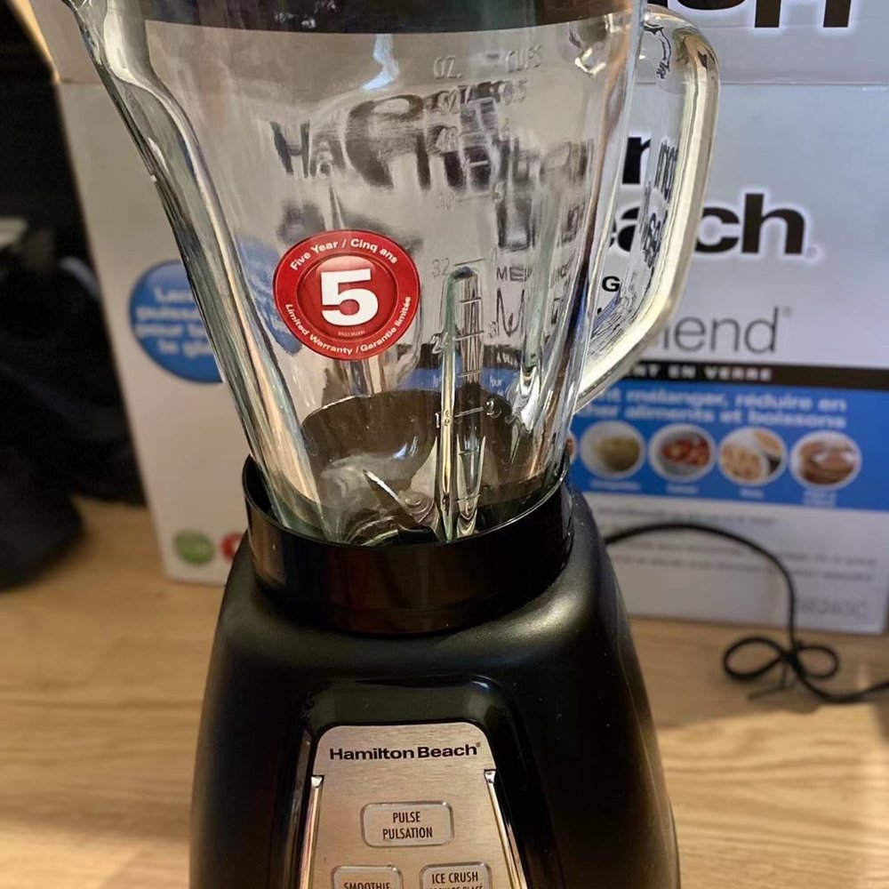 blender with original package-used twice like brand new